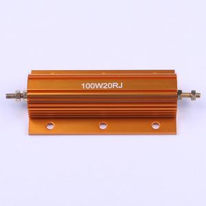 HoRX-100W-20R-5% 铝壳/瓷管电阻 20Ω ±5%100W 封装:螺栓安装