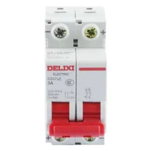 德力西 DZ47SZ2C3小型直流断路器 DZ47sZ 2P 6kA Ii(C) 3A DC500V