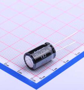35YXJ470M10x16直插铝电解电容470uF±20%35V 封装 插件D10xL16mm