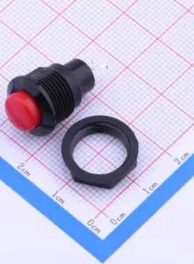 按键开关 PB-01-PP-R 两件套 按钮开关开孔12.7红色按钮（两件套)