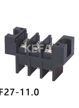 栅栏式接线端子 KF27-11.0 间距11MM 免焊接双面接线大电流端子