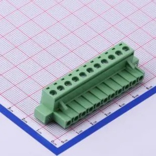 5.08mm接线端子螺钉固定1x11P每排P数11 11P插拔式 WJ2EDGKM 5.08