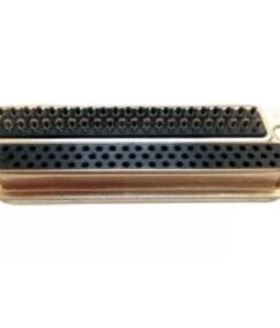 插头 HDB-62P 3排 DB 头 孔 母头 焊线式 黑胶 半金