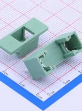 保险丝座(盒) FH1-200CK-G 两件套 保险丝夹5*20绿色插件P=22.6mm