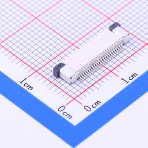 FFC/FPC连接器 间距:0.5mm P数:24P 抽屉式 上接 AFC07-S24ECA-00