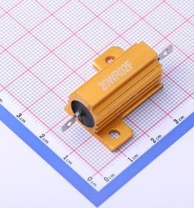 HoRX-20W-20mR-1% 铝壳/瓷管电阻 20mΩ ±1% 20W 封装：螺栓安装
