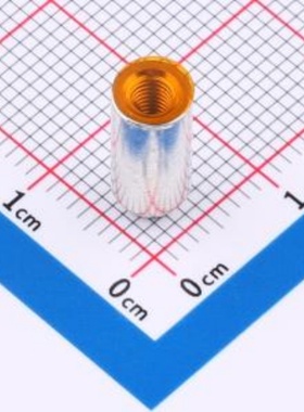 SMTSOM3120BTRB电路板表贴圆螺母柱PCB贴片连接器M3X12铜镀锡盲孔