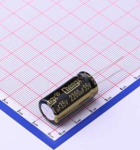 GR228M035J25RR0VH4FP0 直插D13xL25mm铝电解电容 2200uF±20%35V