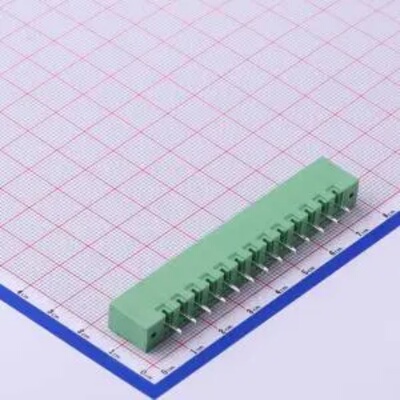 WJ2EDGVM-5.08-13P插拔式 5.08mm螺丝固定接线端子1x13P每排P数13
