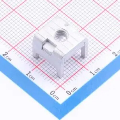 PCB焊接端子插板铆垫片 M5螺孔 焊脚4 电流100A  12x12x10.5mm