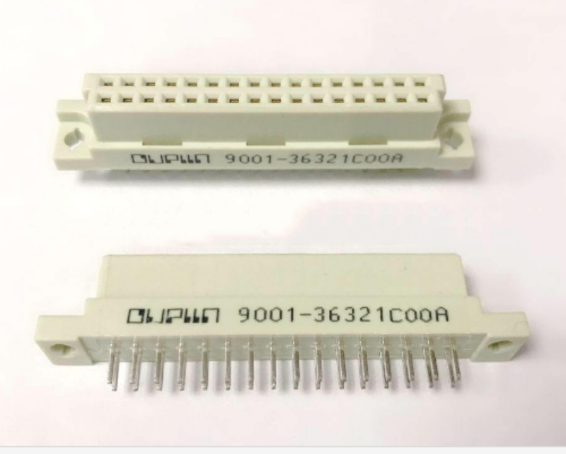 欧式插座 9001-36321COOA  232直孔 2*16P 母 180度 直脚