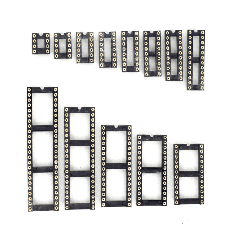 圆孔 IC 插座 8P 60个/条