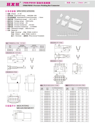 HX20028-WAD（定位平弯）-PHB-红星连接器 / 100只