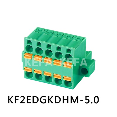 科发电子工厂直销 免螺丝插拔式PCB接线端子 KF2EDGKDHM-5.0/5.08