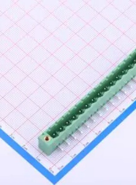 WJ2EDGRM-5.08-15P 插拔式5.08mm接线端子1x15P 弯插螺丝固定绿色