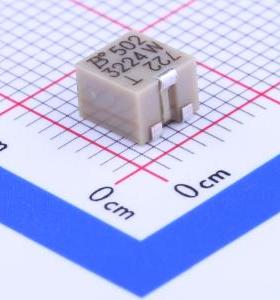 3224W-1-502E 可调电阻/电位器 5kΩ ±10%封装：SMD 包装： 编带