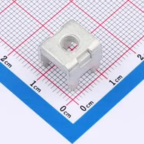 PCB焊接端子插板铆垫片 M5螺孔 焊脚4 电流70A  11x11x10.5mm