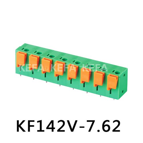 接线端子 KF142V-5.08 间距5.08 极数 1P-XXP