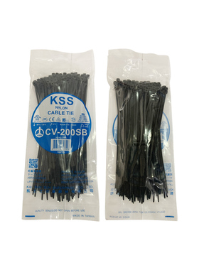 台湾扎带CV-200SB黑色自锁式尼龙扎带 203x3.2mm 电线束线