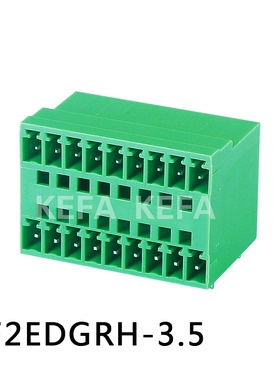 插拔式PCB双层接线端子 KF2EDGRH-3.5 间距3.5MM 厂家直销 科发