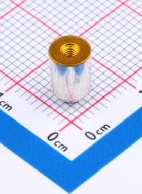 SMTSOM266BTR 电路板表贴 圆螺母柱 PCB贴片连接器 M2X6.6 铜镀锡