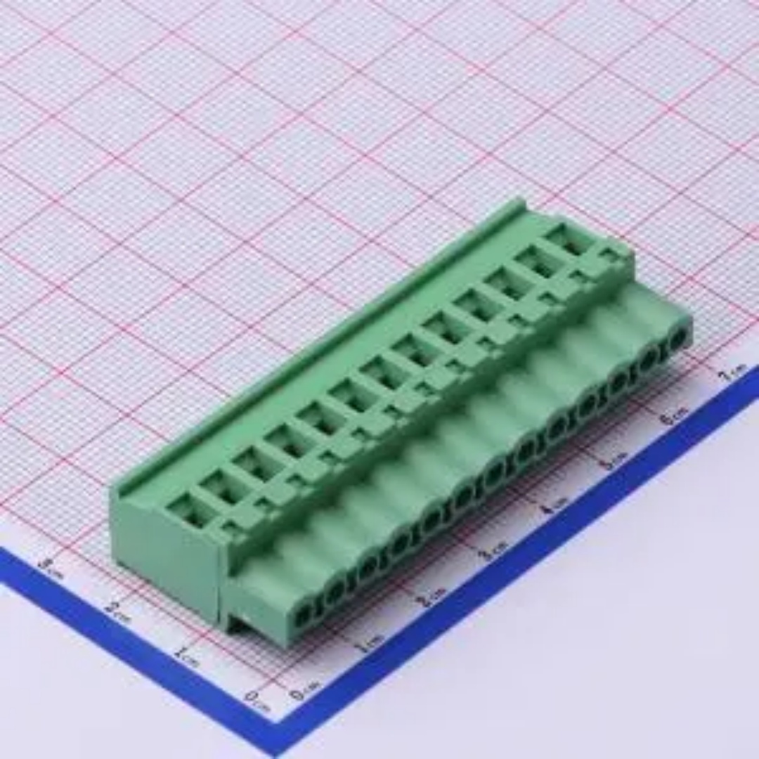 WJ2EDGKB-5.08-13P 插拔式 5.08mm接线端子1x13P 排数1 每排P数13