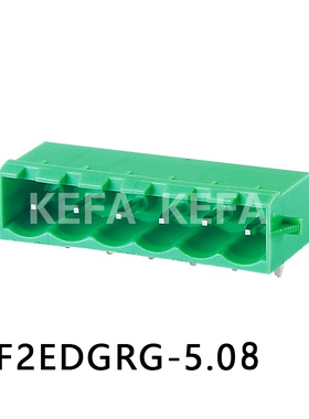 科发2EDGRG 间距5.0/5.08MM 2P-24P插拔式带翅300V/15A接线端子