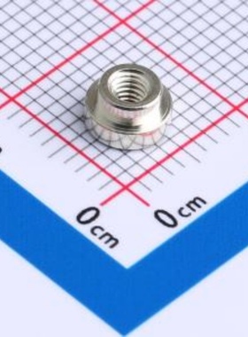 SMTSOM2.515BTR 电路板表贴圆螺母柱PCB贴片连接器M2.5X1.5铜镀锡