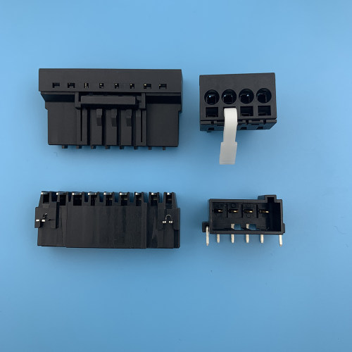 9EDGK带锁插头5.0mm伺服插拔式PCB接线端子9EDGRC 黑色