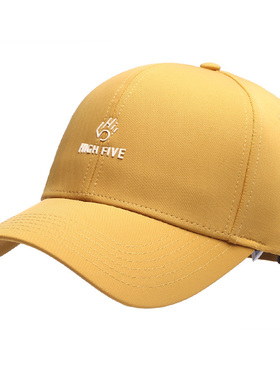 high five大头围棒球帽 男 帽檐加宽加长显脸小 韩版 帽子女