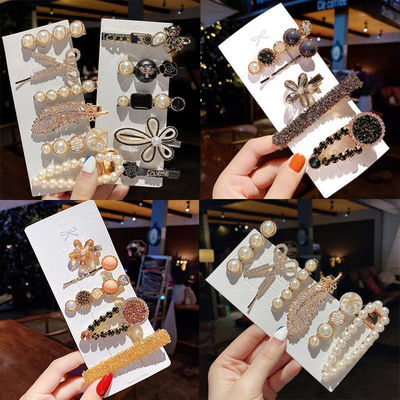 珍珠发夹女小夹子头饰2025年新款网红侧边高端精致刘海高级感发卡