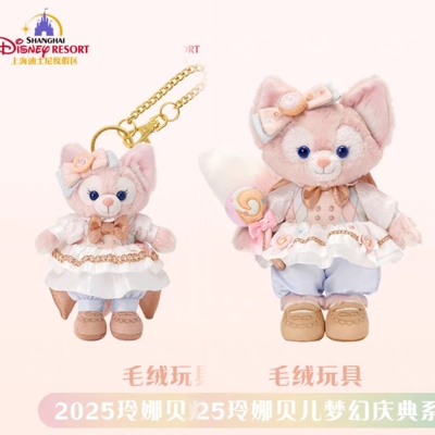 上海迪士尼正品2025梦幻庆典玲娜贝儿毛绒公仔玩偶挂件双肩包胸针