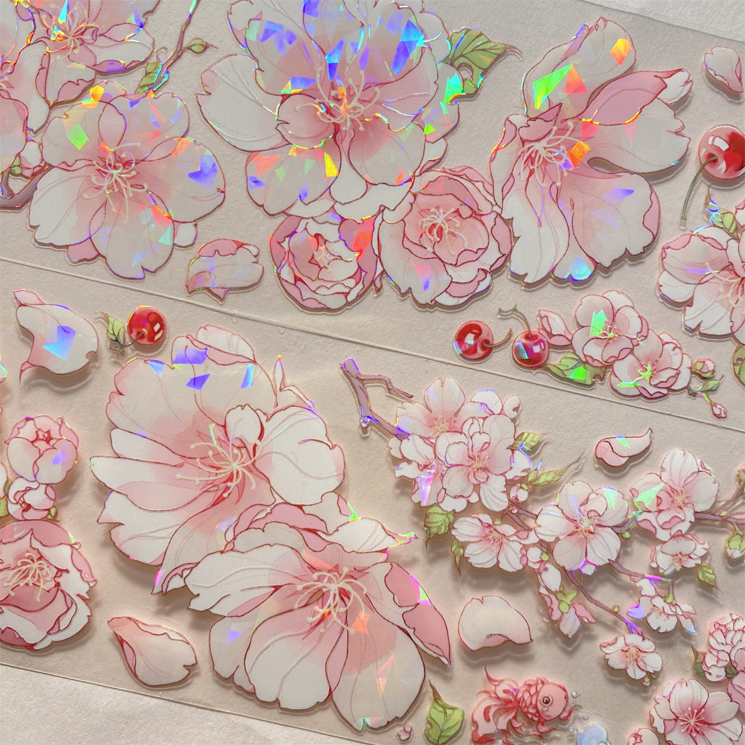 三渡手帐胶带造景樱花祭PET