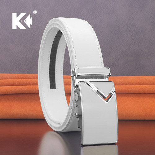 皮带高尔夫男士白色简约