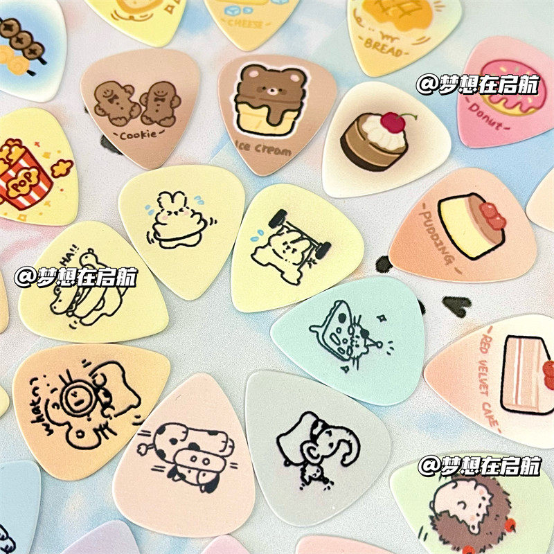 可爱吉他拨片大合集尤克里里弹片防滑摇滚民谣双面耐磨乐器扫弦片,乐器/吉他/钢琴/配件,拨片,淘宝优惠券,粉丝福利购,淘宝优惠卷