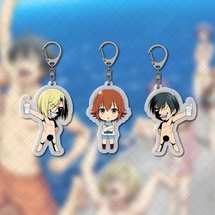 碧蓝之海古手川千纱亚克力双面钥匙扣包包挂件耕平伊织恶搞周边