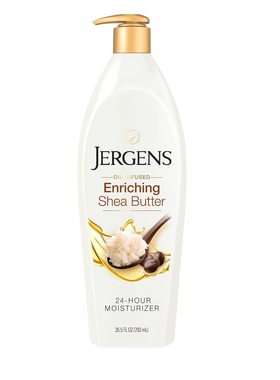 现货美国Jergens采婷润肤露/身体乳783ml 修复/乳木果Shea Butter
