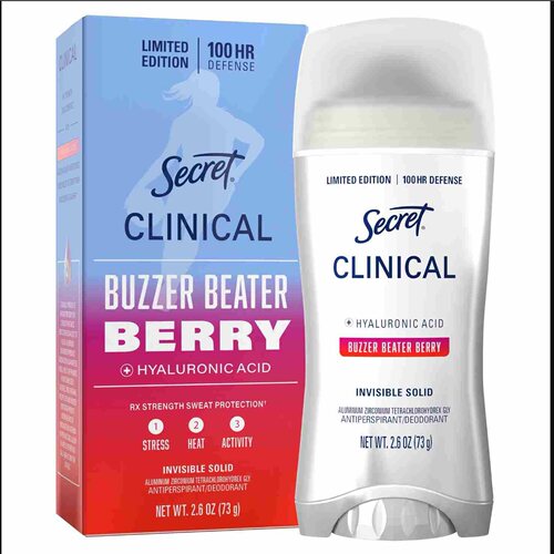 现货美国Secret秘密专业级Clinical止汗膏露强力除体味香体膏止汗