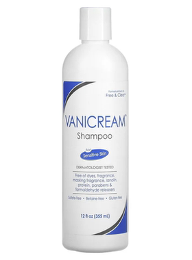 美国Vanicream薇霓肌本敏感肌肤洗发水头皮护理355ml