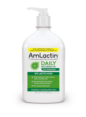 美国amlactin12%果酸身体乳女保湿补水深层滋润去鸡皮角质不油腻