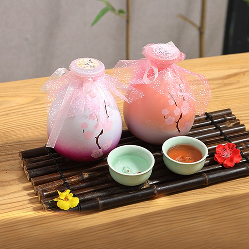桃花酒荔枝酒组合少女果酒高颜值女士酒网红酒果酒500ML*2瓶送礼