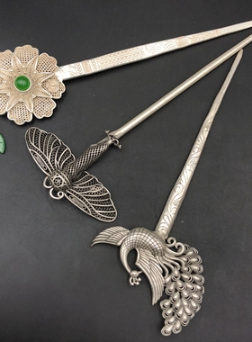 古玩杂项 发簪 多款古代发饰 装饰品 簪子 家居工艺摆件