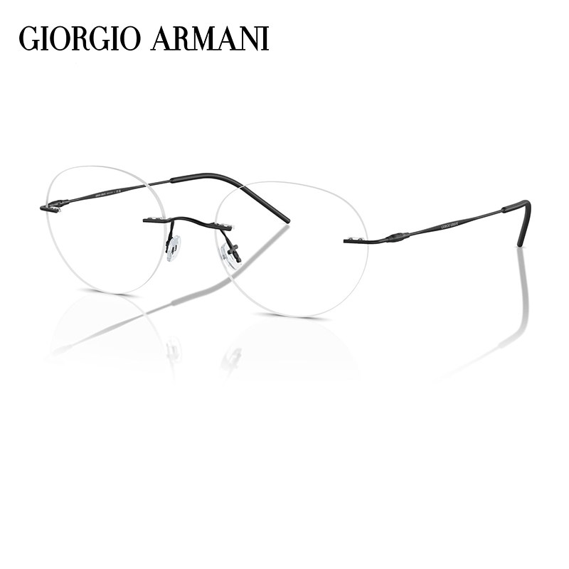 GIORGIO ARMANI乔治阿玛尼超轻无框眼镜框男AR5147商务百搭女镜架