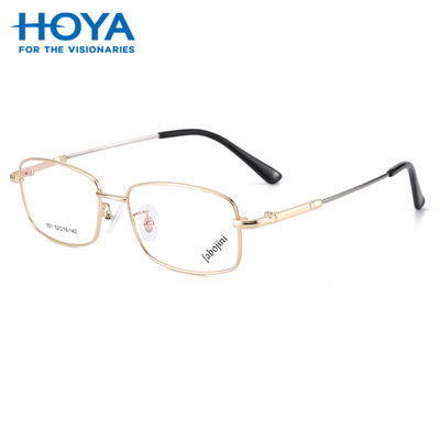 HOYA豪雅镜片超轻可配框镜架素颜时尚防蓝光近视可配度数眼镜651