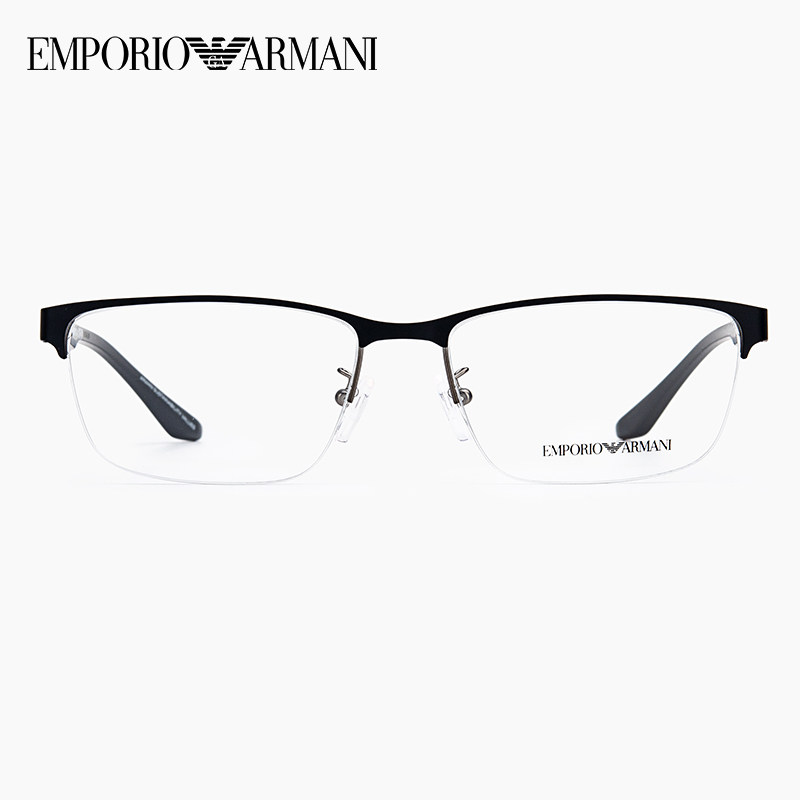 ARMANI阿玛尼商务半框眼镜架男EA1147超轻金属框配近视眼镜旗舰店