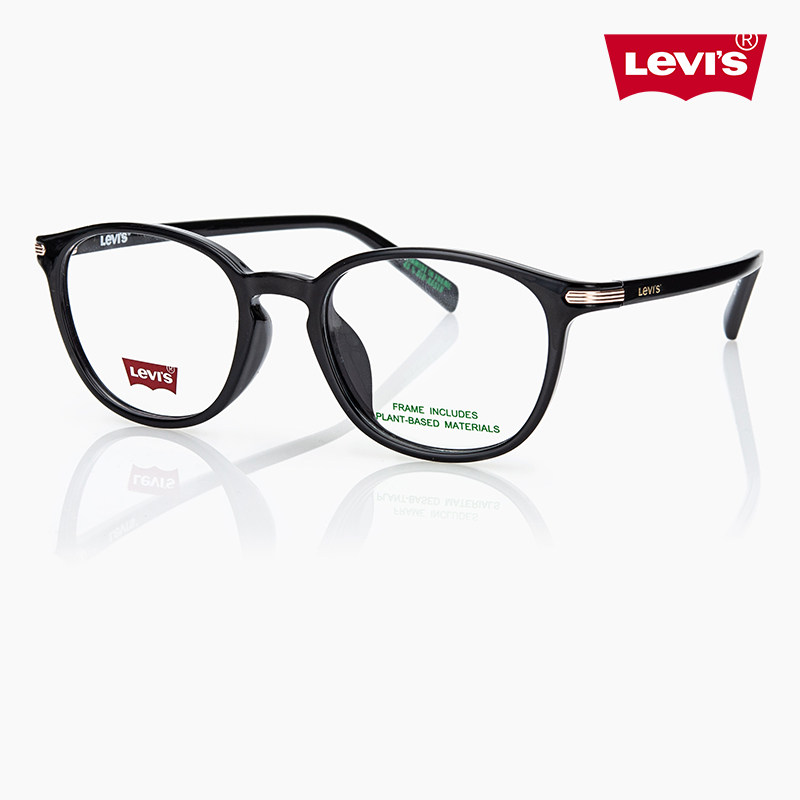 Levi's李维斯复古文艺圆形近视眼镜框男LV7234百搭休闲显