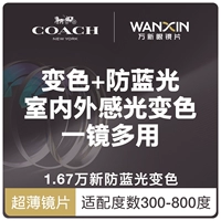 Зеркальная рама+Wanxin 1.67 Anti -Blue Light Color Color Color