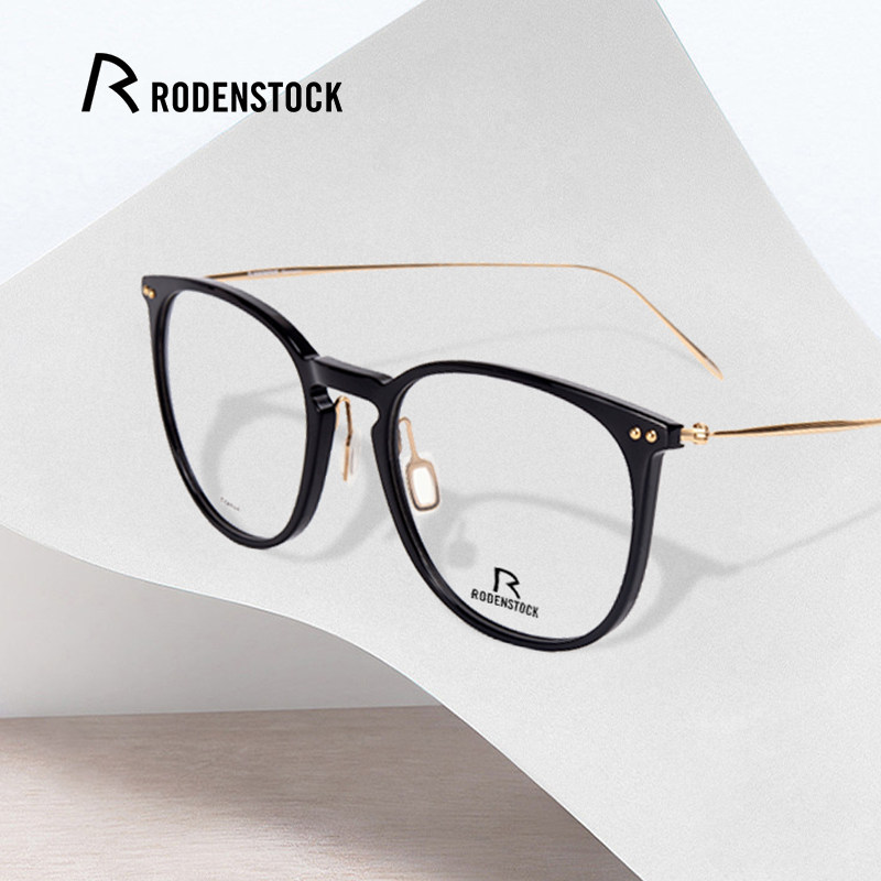 罗敦司得复古文艺纯钛圆框眼镜架