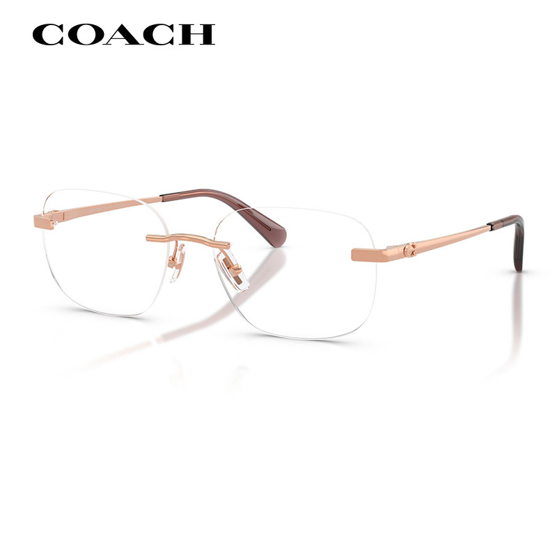 【2026新品】COACH蔻驰无框近视眼镜框男HC5206法式高