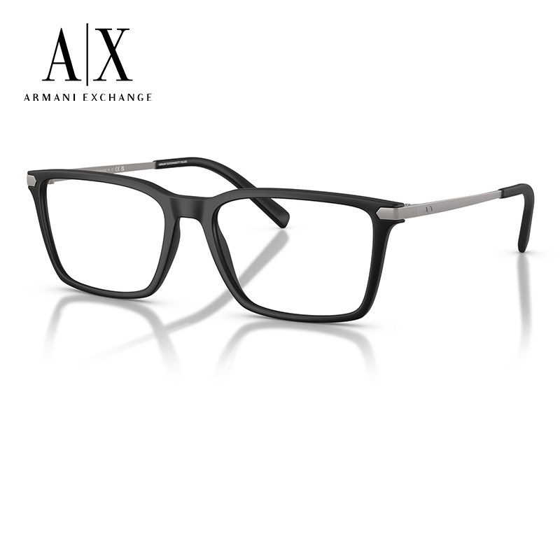 ARMANI阿玛尼休闲百搭方形近视眼镜框男AX3077超轻板材舒适镜架女
